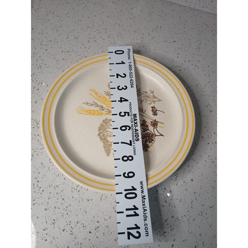 Vintage Royal China Co. Sebring Ohio Royalstone Naturally Dinner Plate Wheat 10" - Picture 4 of 4